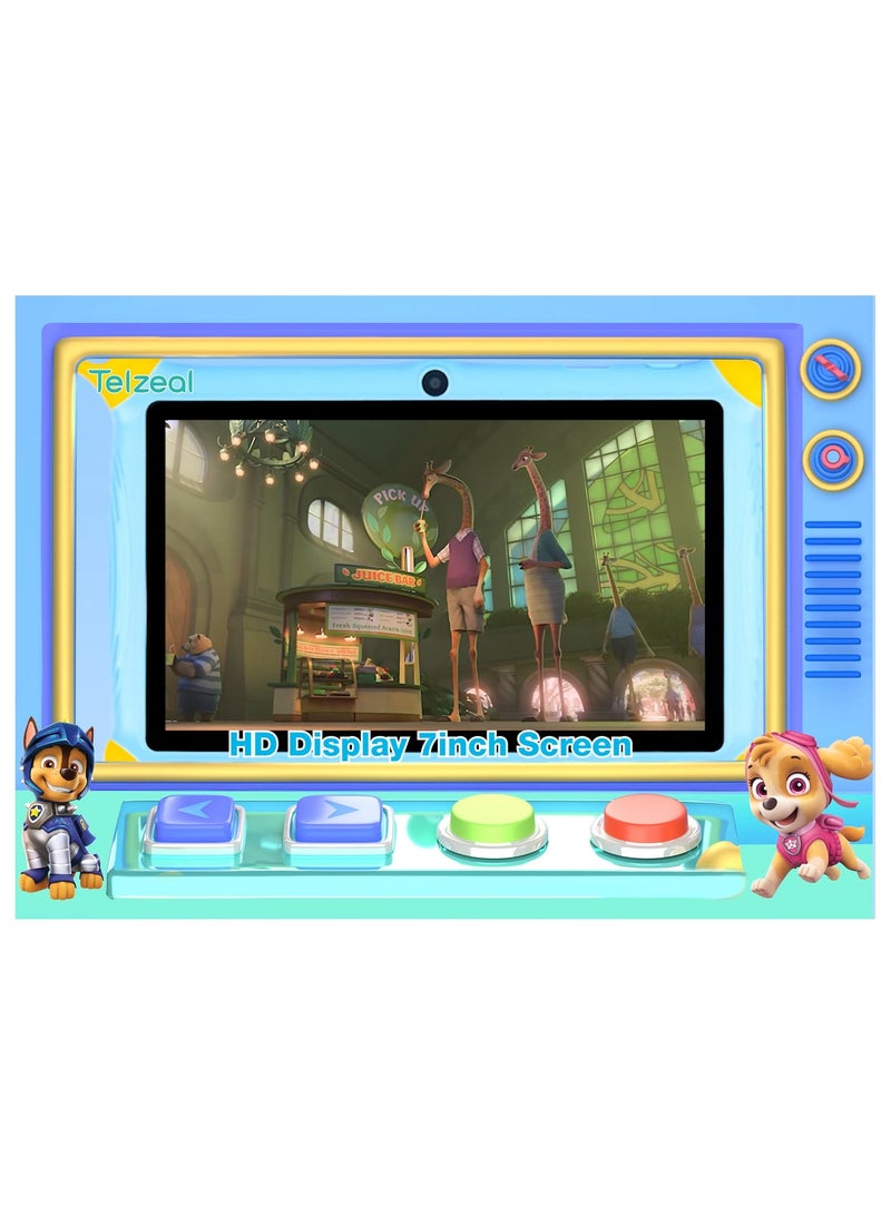 Telzeal P601 Android 10.1 Kids Tablet 7 Inch HD Display With 6GB RAM 128GB ROM 3000mAh Battery Green - Image 5